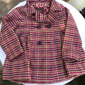 Plaid Old Navy Peacoat